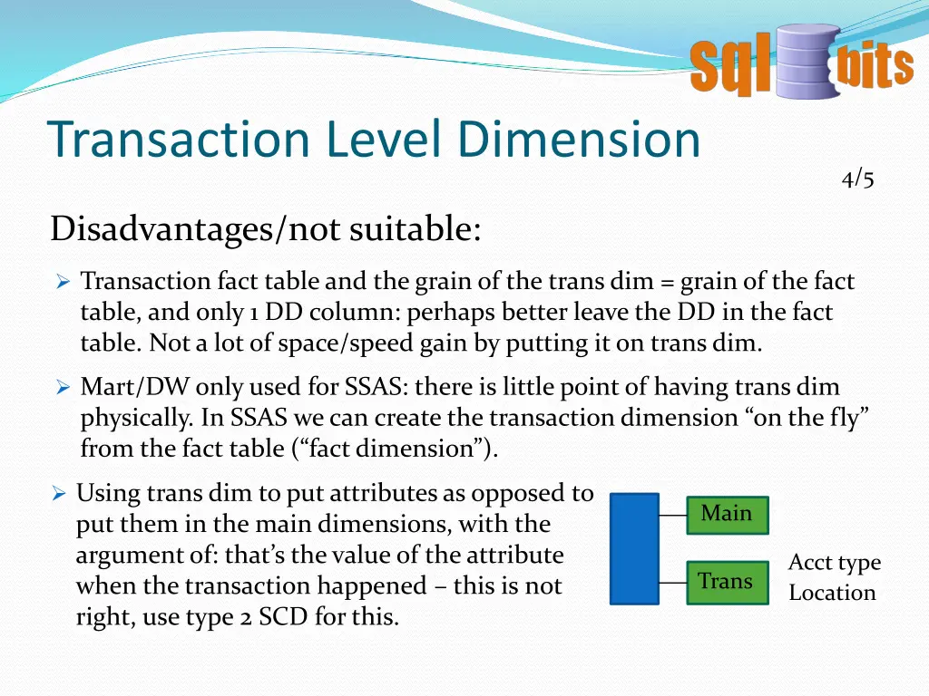 transaction level dimension 3