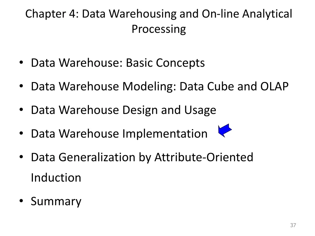 chapter 4 data warehousing and on line analytical 3