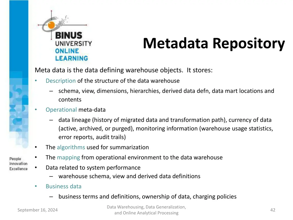 metadata repository