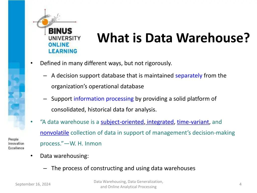 what is data warehouse