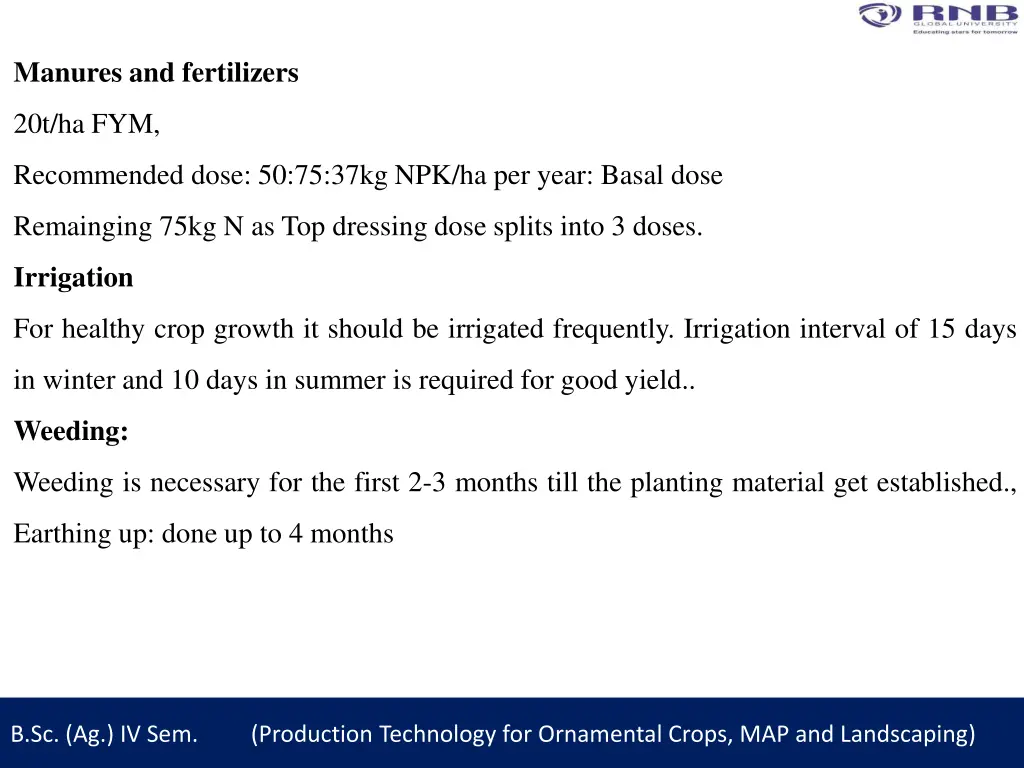 manures and fertilizers