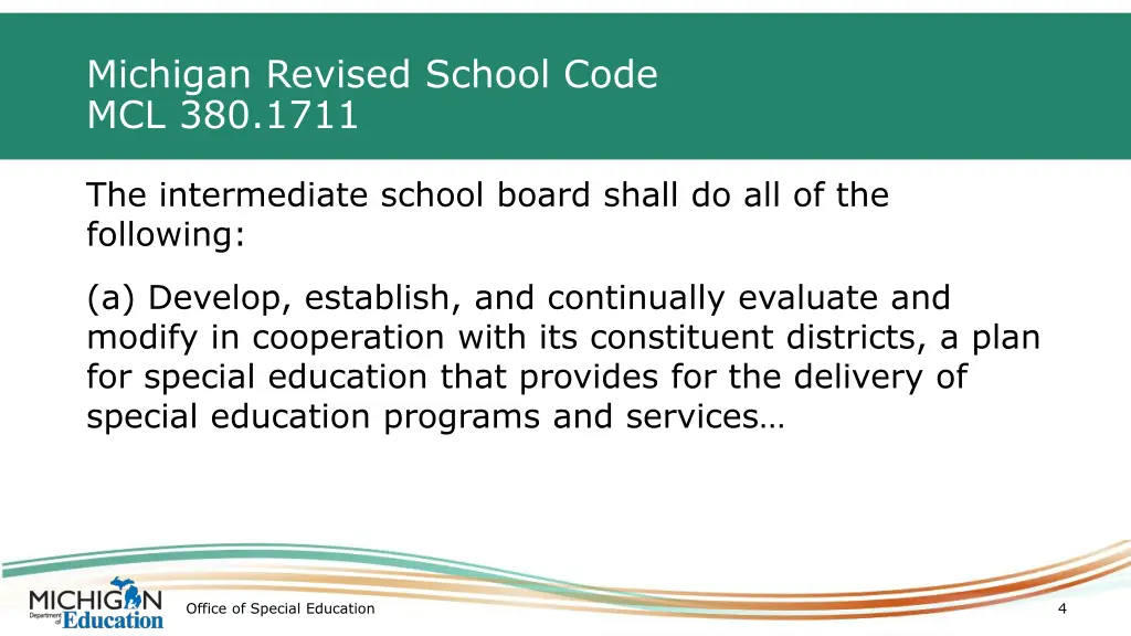 michigan revised school code mcl 380 1711