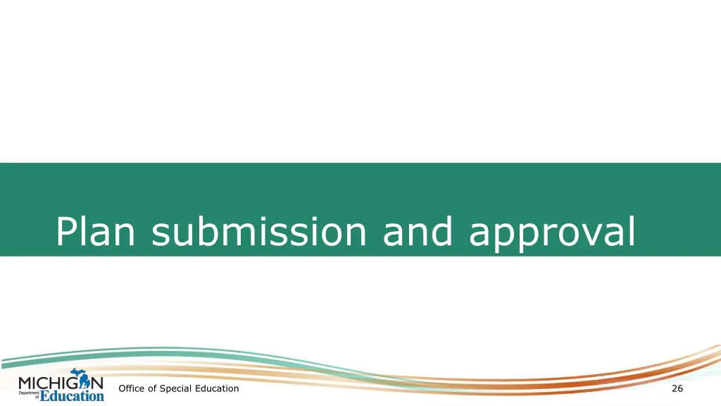 plan submission and approval