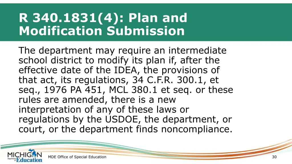 r 340 1831 4 plan and modification submission