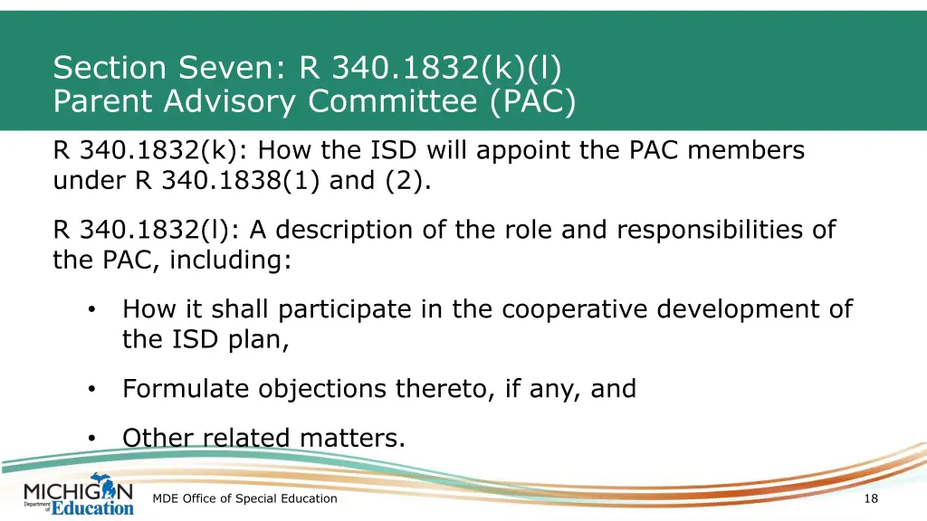 section seven r 340 1832 k l parent advisory