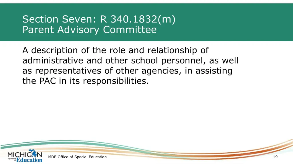 section seven r 340 1832 m parent advisory