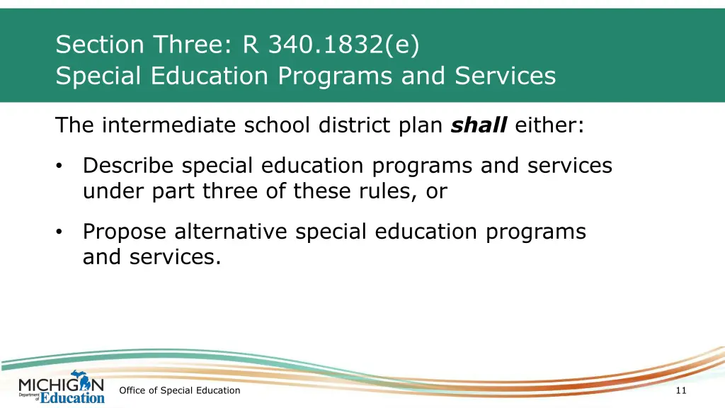 section three r 340 1832 e special education