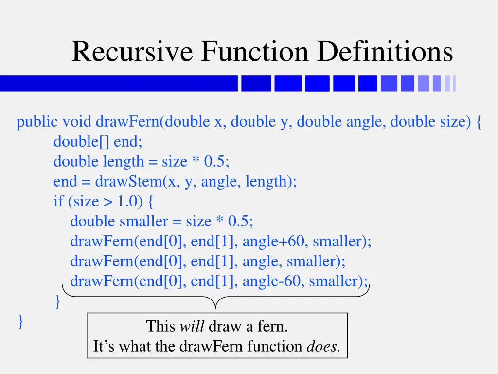 recursive function definitions 2