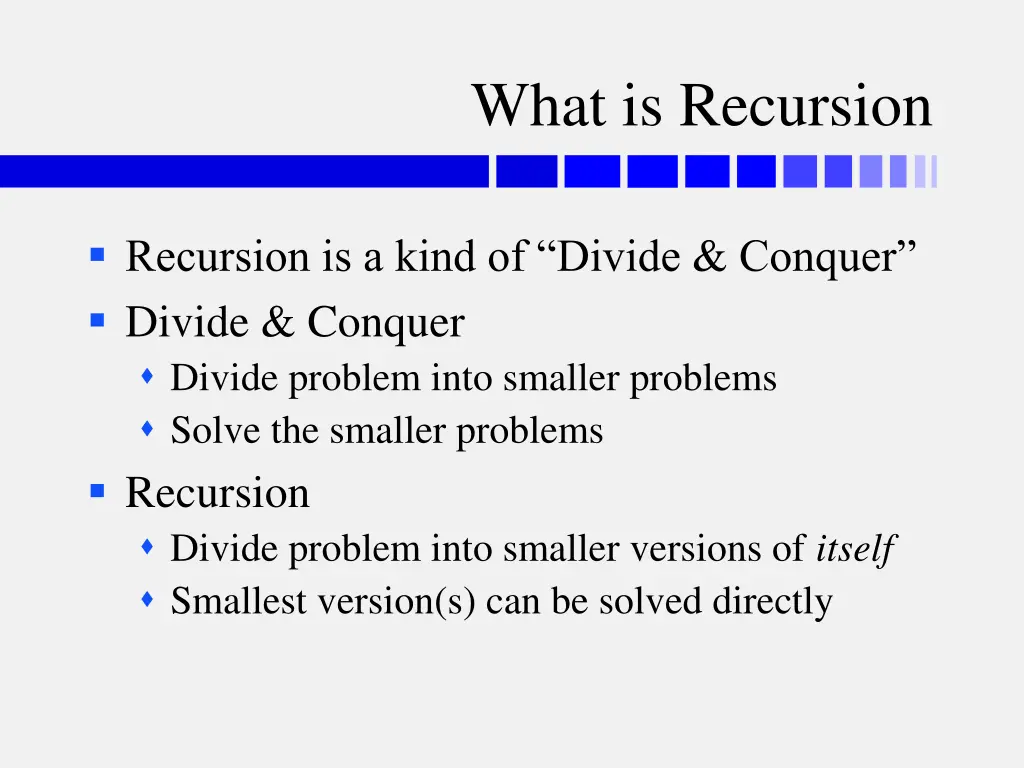 what is recursion