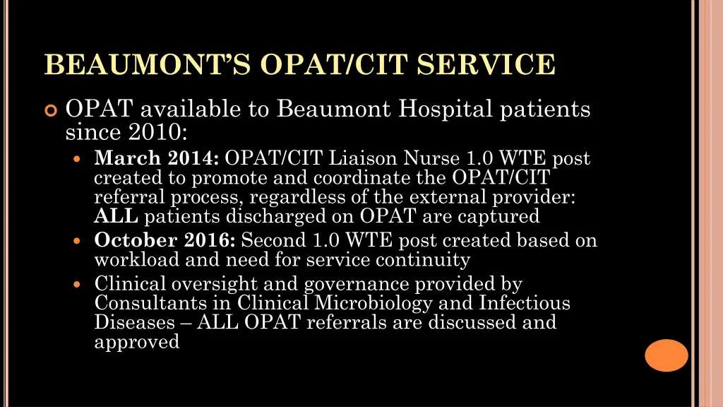 beaumont s opat cit service