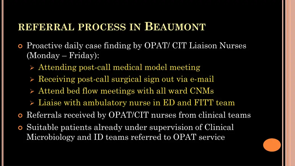 referral process in b eaumont