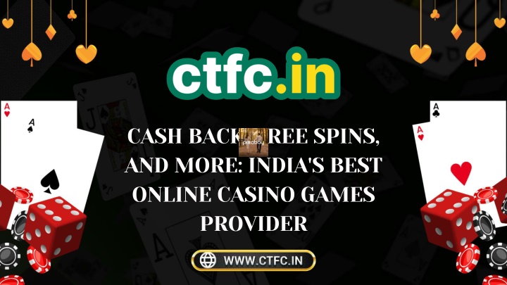 cash back free spins and more india s best online