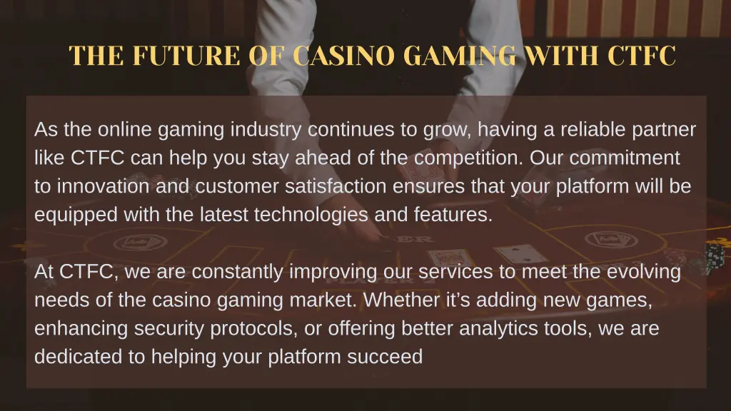 the future of casino gaming with ctfc