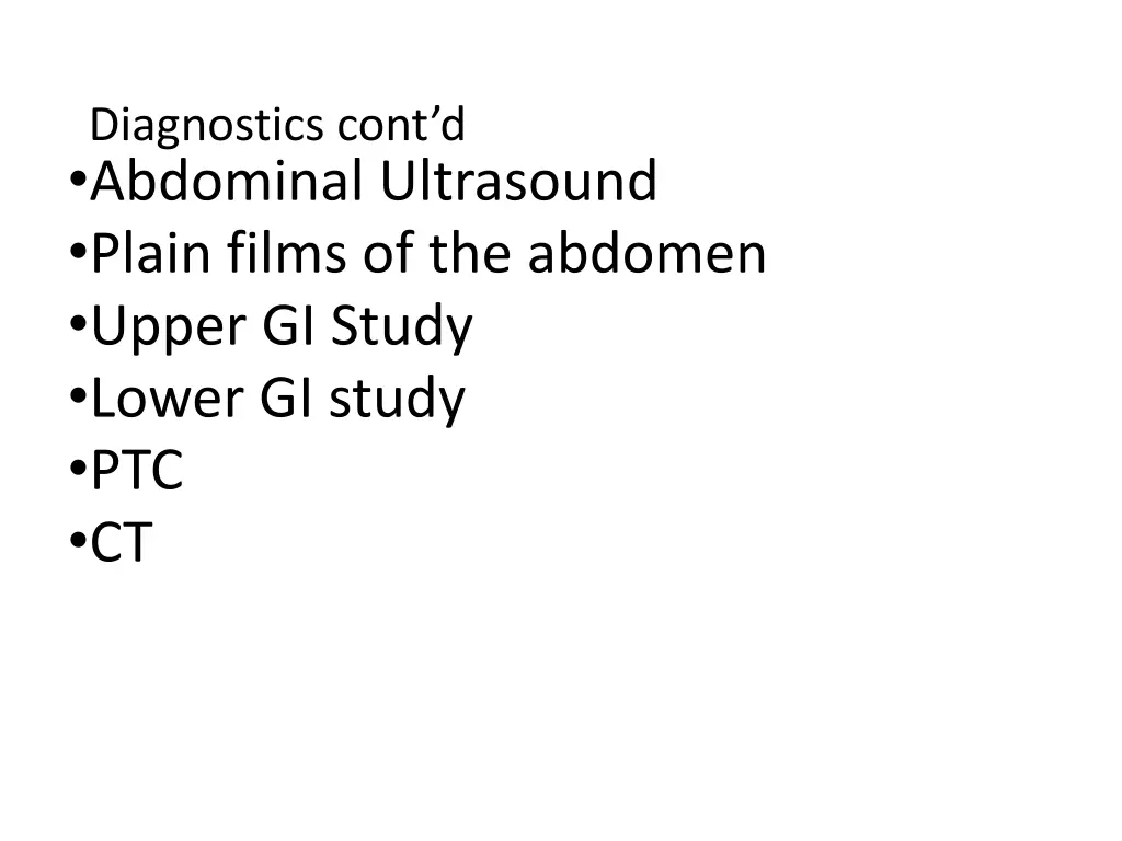 diagnostics cont d abdominal ultrasound plain