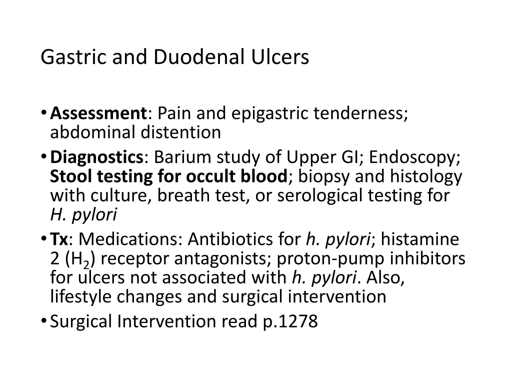 gastric and duodenal ulcers 2