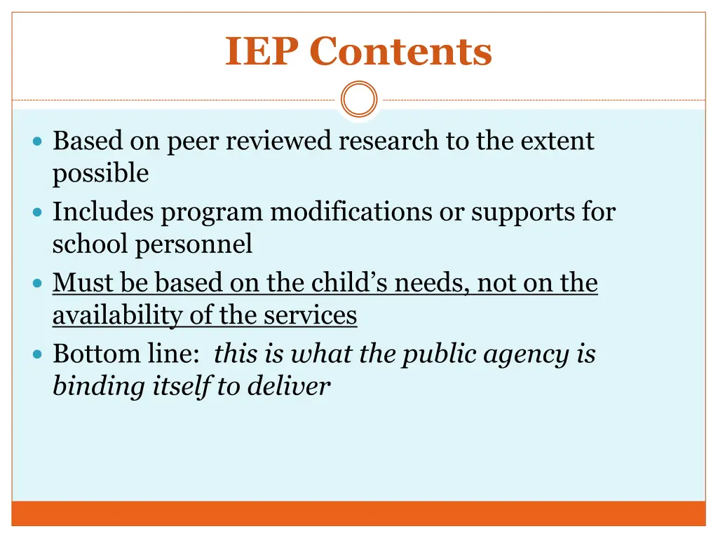 iep contents 7