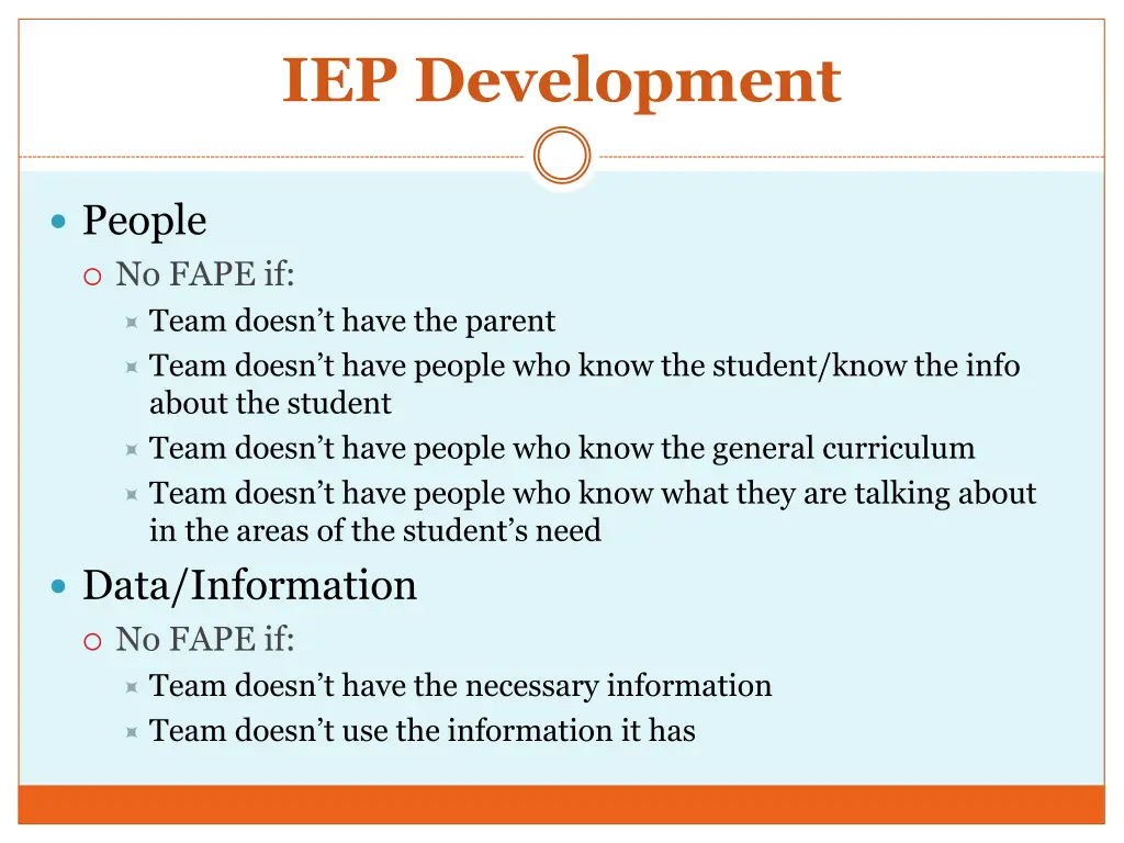 iep development