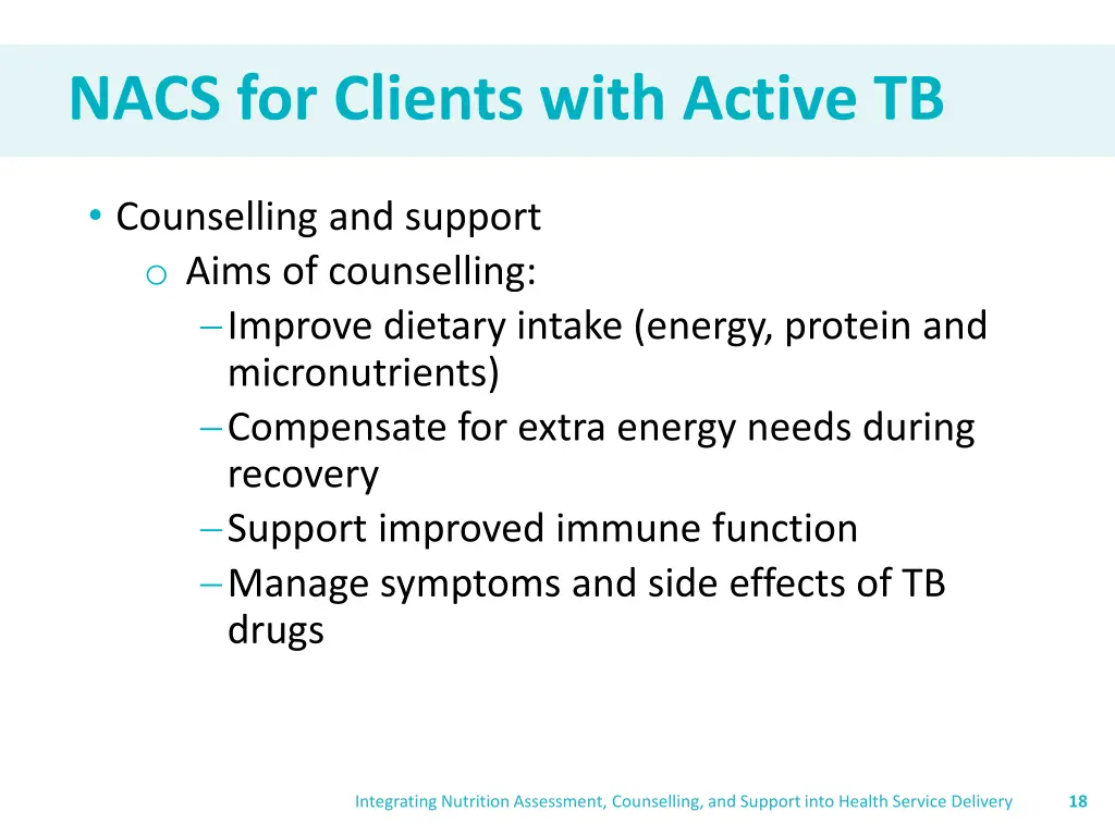 nacs for clients with active tb 2