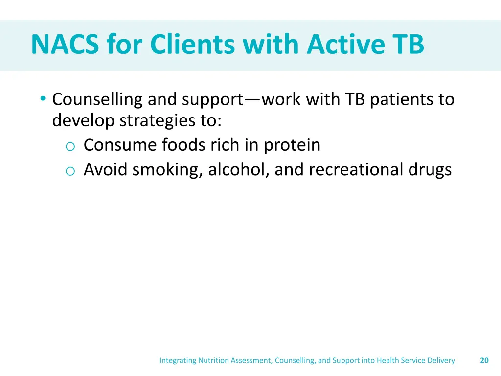 nacs for clients with active tb 4