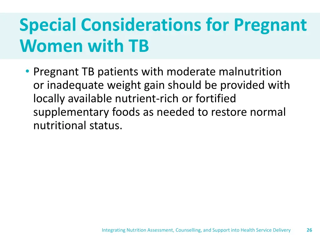 special considerations for pregnant women with tb 2