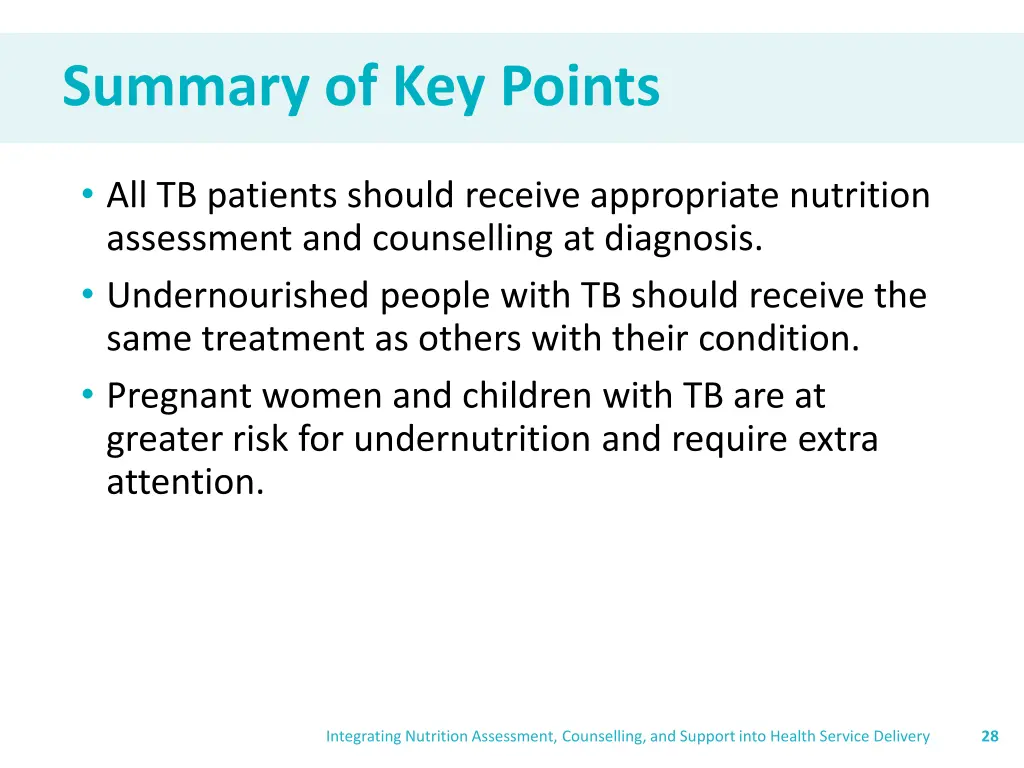 summary of key points 1