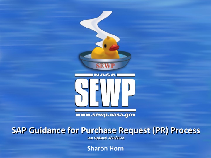 sap guidance for purchase request pr process last