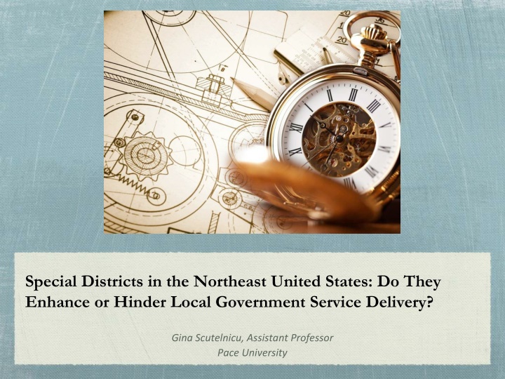 special districts in the northeast united states