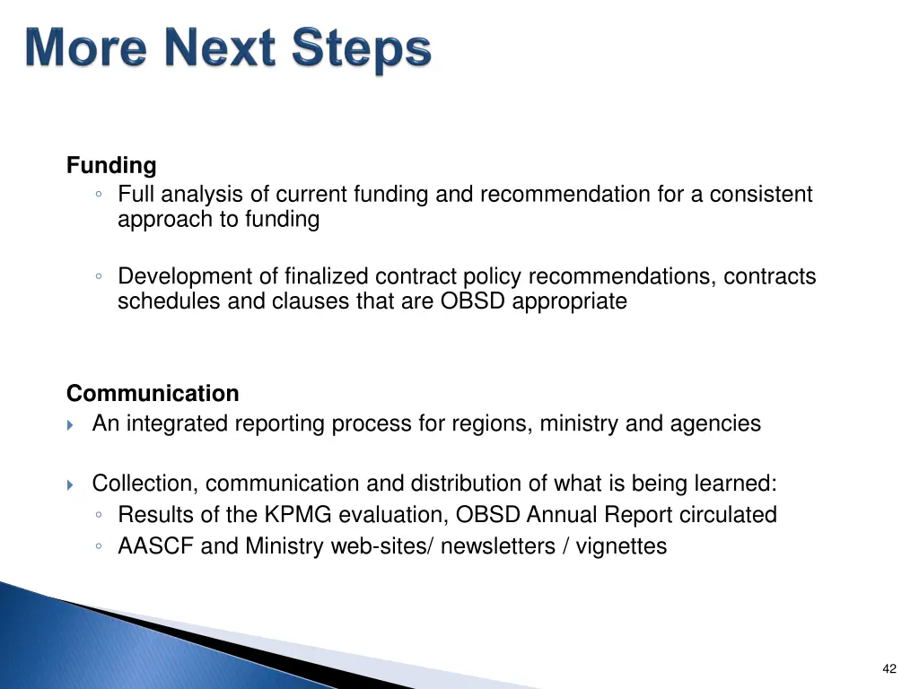 funding full analysis of current funding