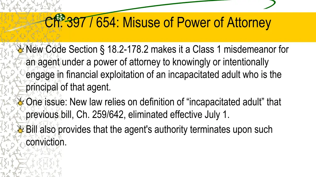 ch 397 654 misuse of power of attorney