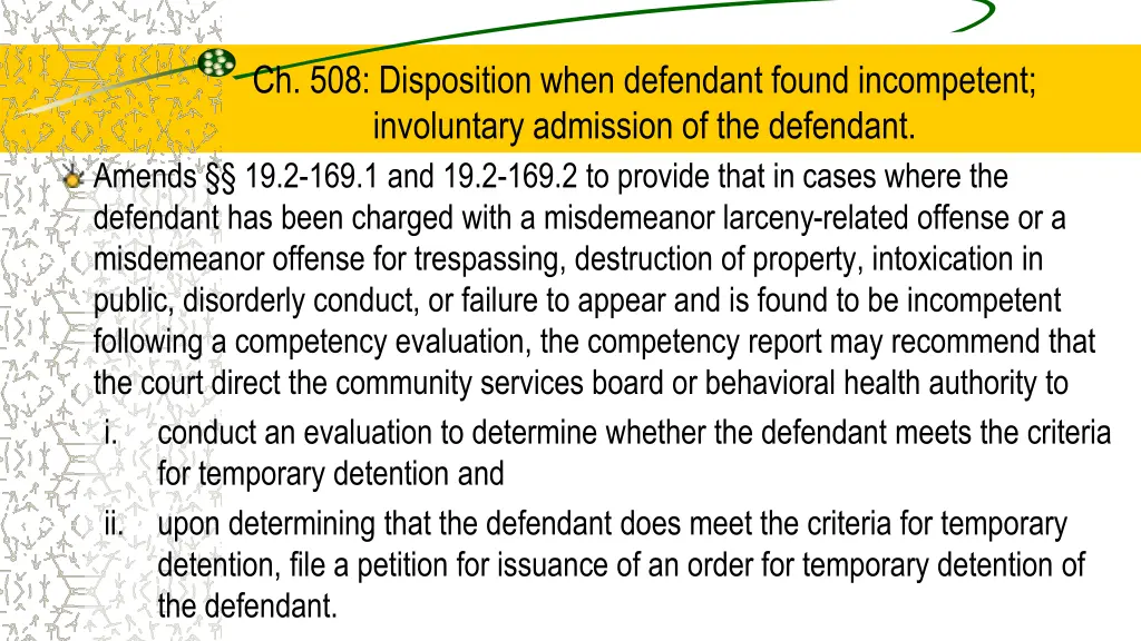 ch 508 disposition when defendant found