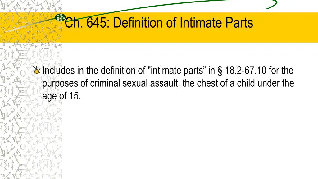 ch 645 definition of intimate parts