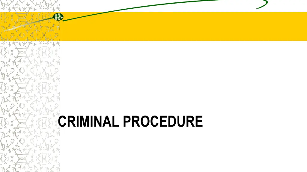 criminal procedure