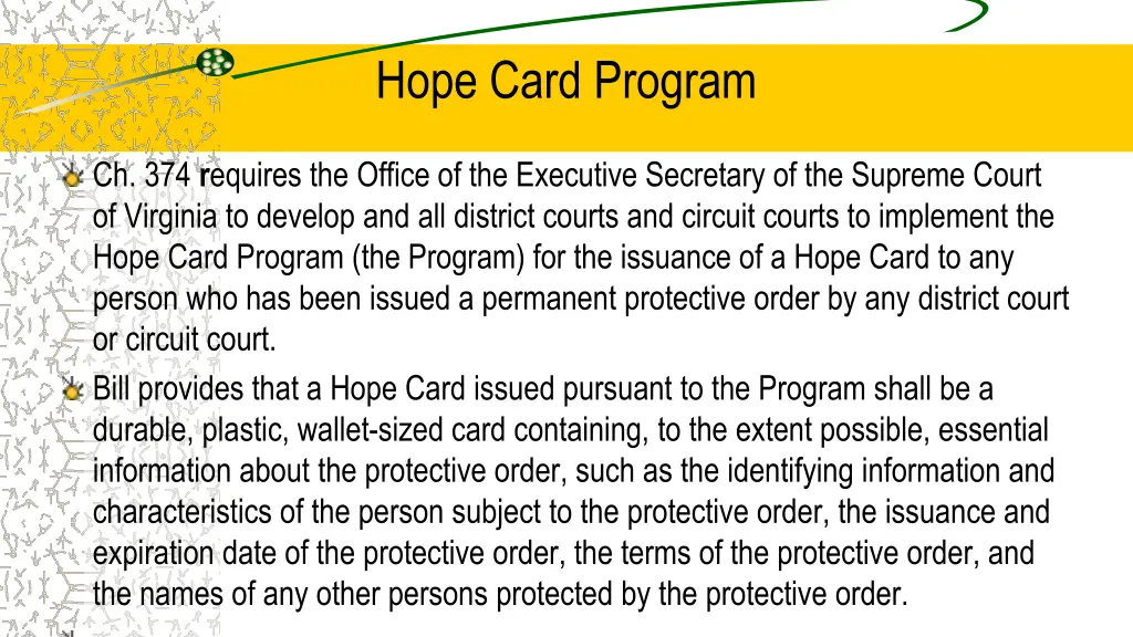 hope card program