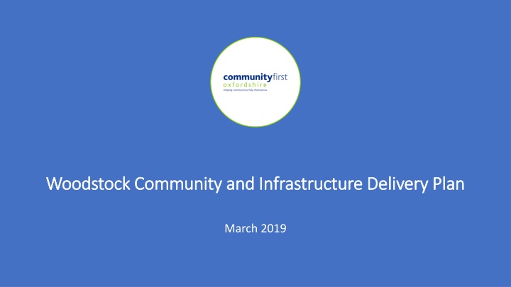 woodstock community and infrastructure delivery