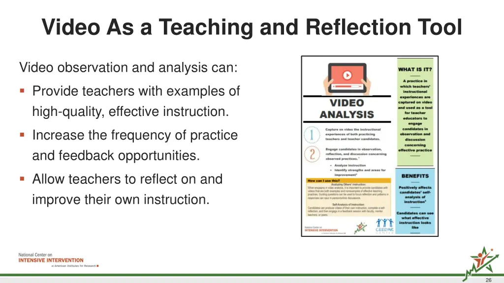 video as a teaching and reflection tool