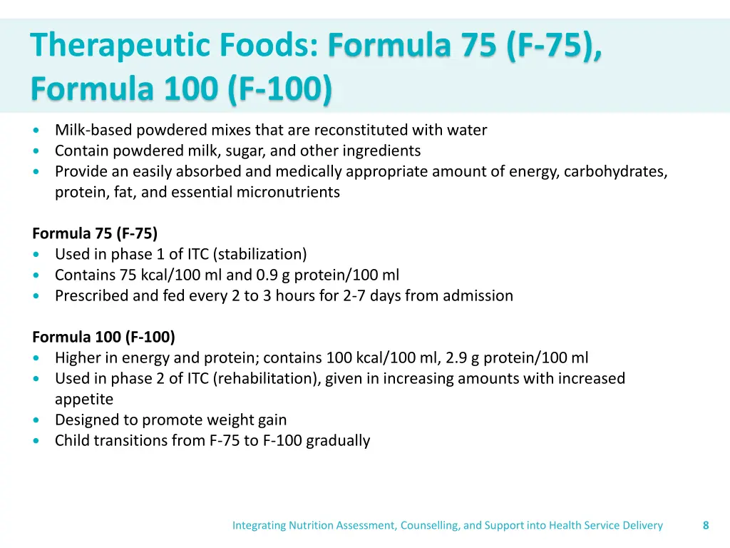 therapeutic foods formula 75 f 75 formula