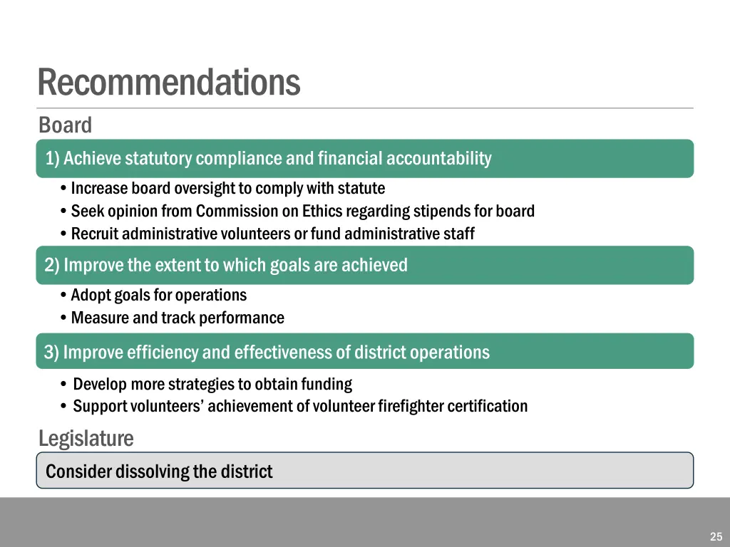 recommendations board 1