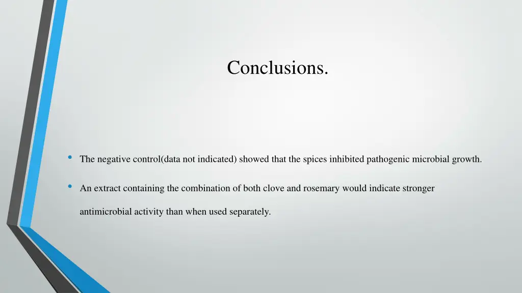 conclusions 1