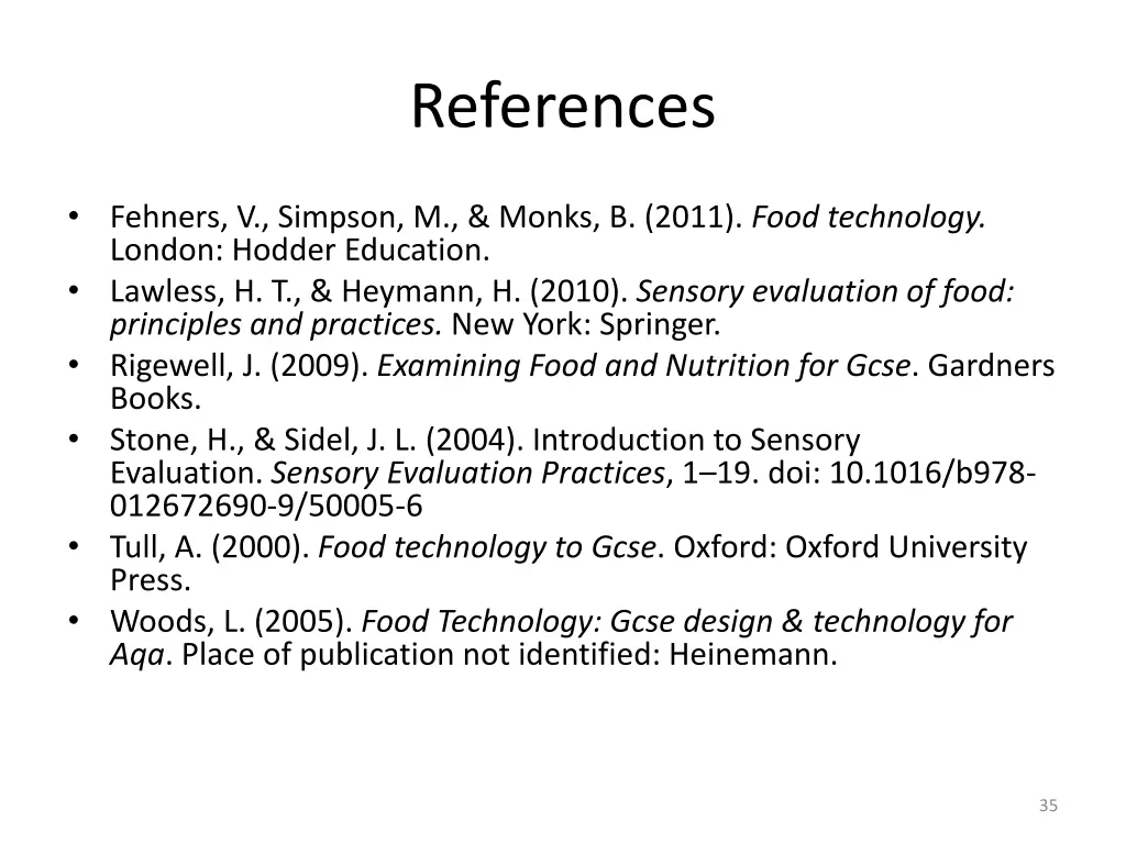 references