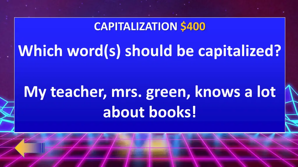 capitalization 400