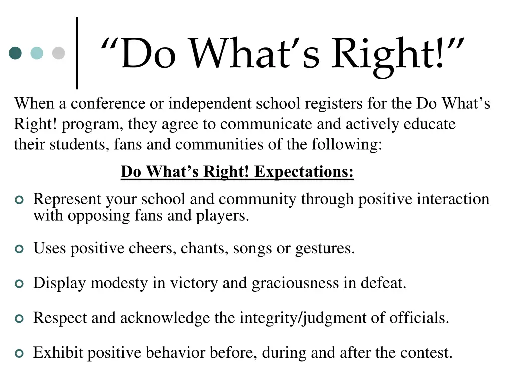 do what s right 1