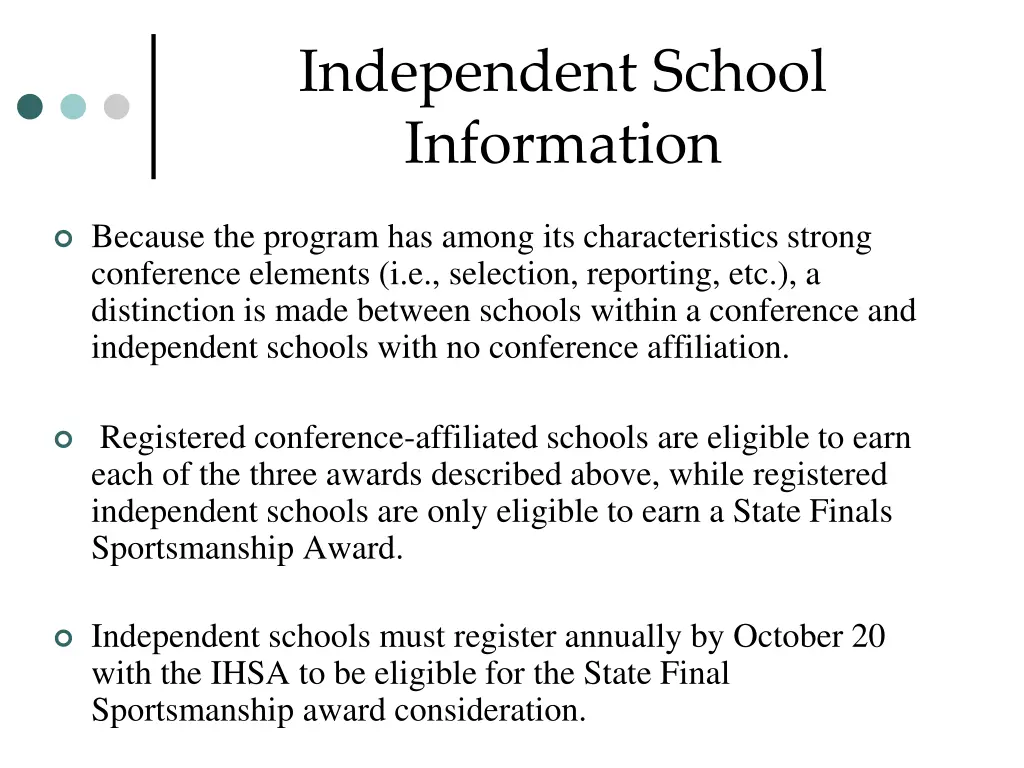 independent school information