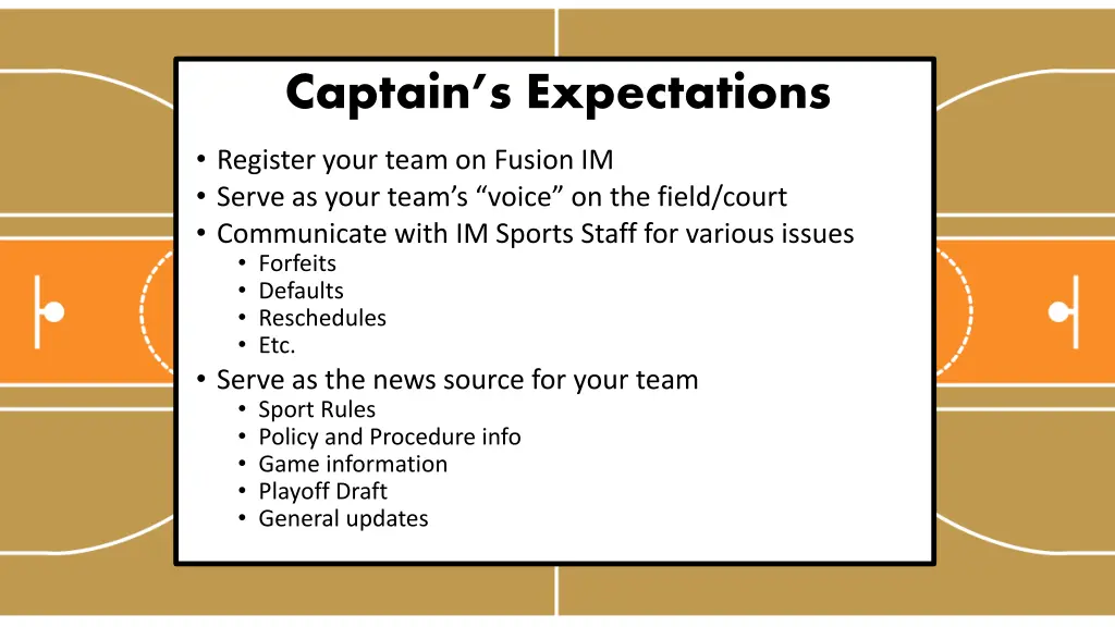 captain s expectations 1