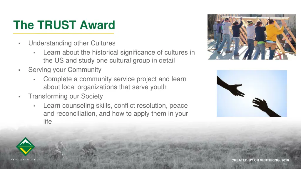 the trust award 2