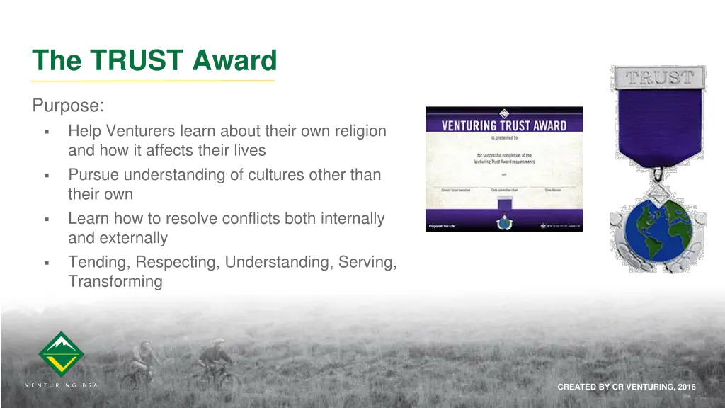 the trust award