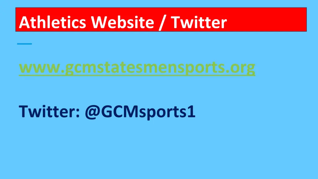 athletics website twitter