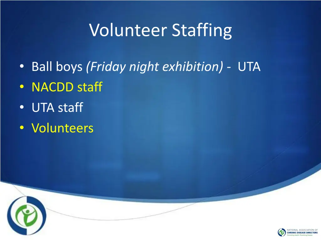 volunteer staffing