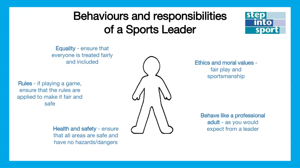 behaviours and responsibilities behaviours