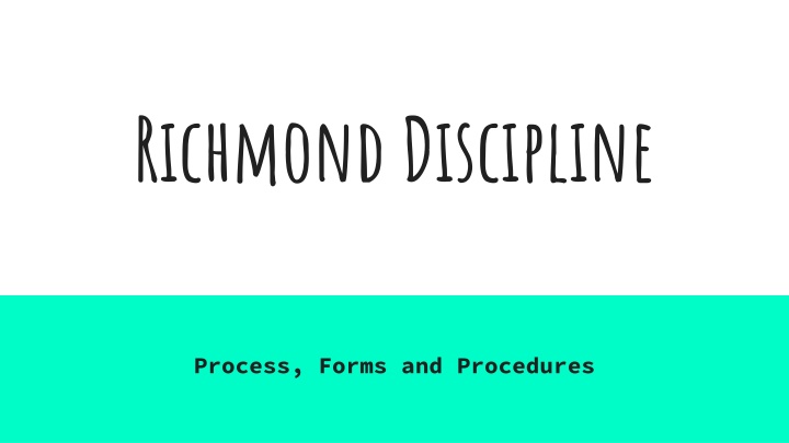 richmond discipline