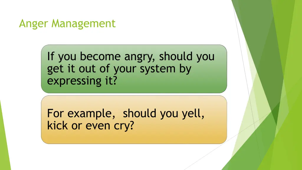 anger management